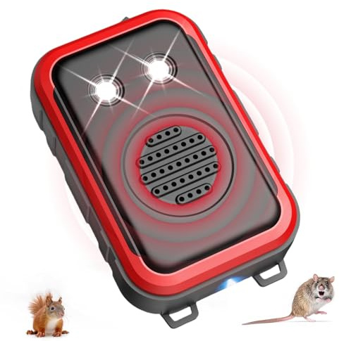 Queath Vehicle Rodent Deterrent Device – Ultrasonic Rodent Repellent,Ultrasonic Car Mice Repellent with Flash, Provides immediate and long-term rodent protection for the engine compartment.