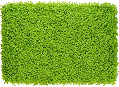 Väggpaneler av konstgräs, buxbom, häckmatta, integritetsstaket, utomhusdekoration, fuskgrönskepanel, 12-pack