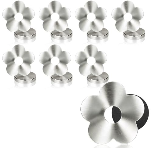 8er Tischdeckenbeschwerer Für Draußen Extra Schwer, Magnet Tischdecken Beschwerer Draußen, Gewichte Tischdecke Outdoor, Edelstahl Tischdeckengewichte, Tischdeckenklammern, Tischdeckenhalter (Blumen)