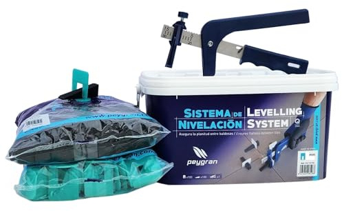 Nivelliersystem Peygran 2mm 100 Laschen 100 Keile + Metallzange 0200121