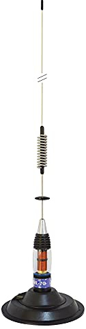 CB-Antenne PNI ML70 PL Verbinder, 145 mm Magnetfuß inklusive, 70 cm, 4 m RG58-Kabel im Lieferumfang enthalten