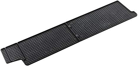 Gummi Fußmatten passend für VW T5 ab 2003-2015/VW T6/T6.1 ab 2015 3. Sitzreihe Transporter/Caravelle 2-teilig (Nicht für Multivan) AZUGA AZ10092576 Gummimatten Automatten