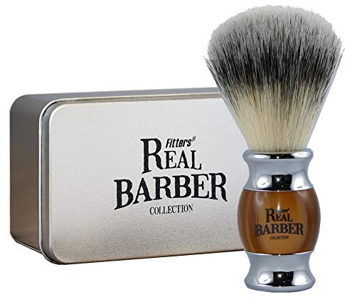 Rasierpinsel vegan der Fitters Real Barber Collection mit Kunsthaar Hightech Borsten