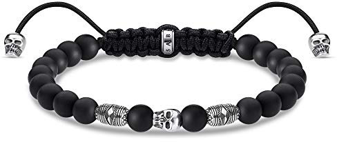 Thomas Sabo Herren-Stretcharmbänder 925_Sterling_Silber A1945-811-11-L22v