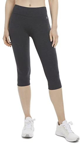 Energy Zone Kvinnors Essential bomull capri legging, Kolljung, M