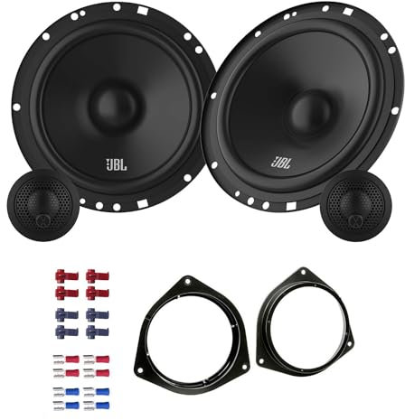 JBL Stage161CFS Lautsprecher mit Einbauset passend für Toyota Corolla E12 2002-2007 Türen vorne 450 Watt 165mm 2 Wege Kompo