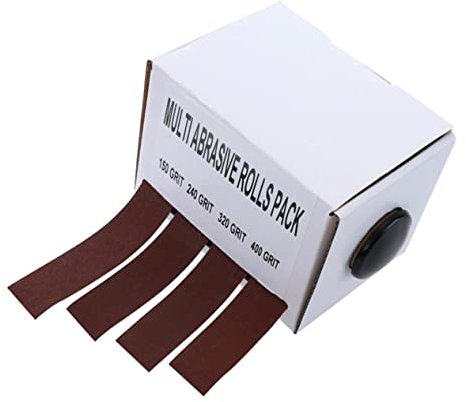 SEWOART 1stück Vajra Sandpapier Roll Mit Box Abziehbarer Schleifstoff Für Polieren Und Schleifen Hochwertige Schleifpapierrolle Für Plastik Braun