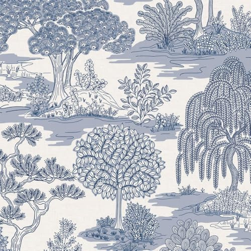 Fine Decor FD43443 Papier peint Zen Bleu