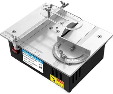 Mini scie de Table multifonctionnelle électrique 96W 24V, scies de bureau for le travail du bois, Machine de coupe de tour, outil de coupe de bricolage, lame de 63mm Pour les débutants