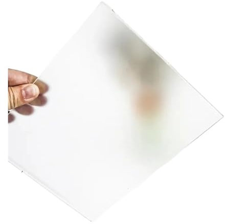HaoFeilll Feuille de plastique mate de panneau acrylique givré de plaque acrylique givrée double face(5mm,300mmx500mm)