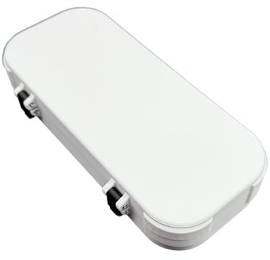 Protective Case for Retroid Pocket 5,Handheld Game Console Storage Box Shockproof Organizer with TPU Soft Lining (White)