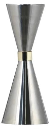 QuxetlRyz Jigger 2 Piezas de jiggers de cóctel de Acero Inoxidable, Vaso medidor de Acero Inoxidable, coctelera, Jigger for Bar, casa, Barman, Fiesta(30 60ml)