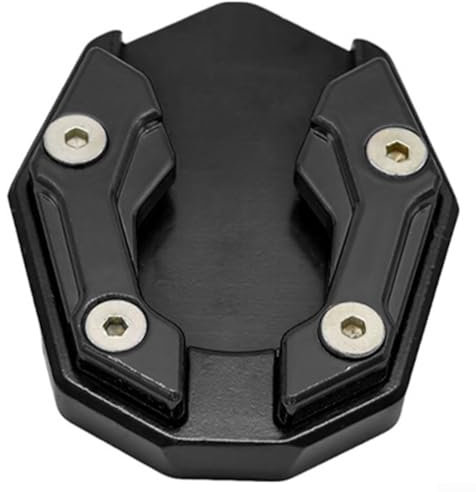 Extensión de soporte lateral de aluminio para estabilidad NMAX en suelos blandos y superficies fangosas (negro)