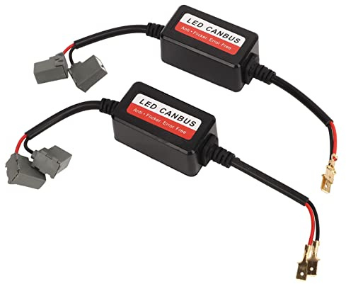 Cocoarm H1-LED-Lichtdecoder mit Anti-Flacker-Widerstand, 12V DC, für LED-Scheinwerfer, OBC-Fehlercode-Verhinderung