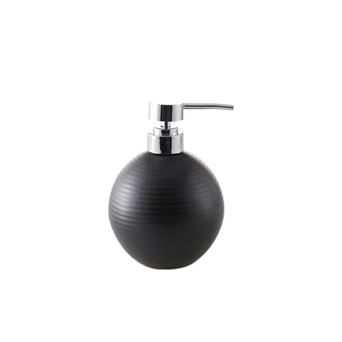Dispensador de jabón para Cocina y baño, dispensador de jabón con ondulación de Agua, Botella de jabón de cerámica para loción, jabón lavavajillas, co