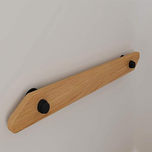 Modern Solid Wood il Non-Slip Indoor Staircase Railing for Home Attics Patios – Durable Wooden Stairs (4ft/120cm) – Safe & Stylish Design