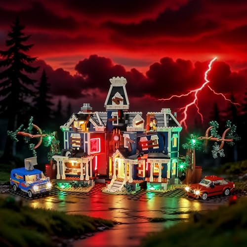 BRIKSMAX 2.0 ljusset kompatibelt med Lego Icons The Creel House 11370 byggsatser – Original LED-belysningssatser (endast tillbehör) för display, gåvor och samlare