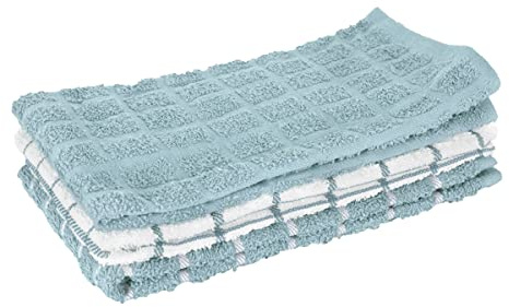 RITZ Geschirrtuch, 100% Baumwolle, Frottee, 63,5 x 38,1 cm, Taugrau