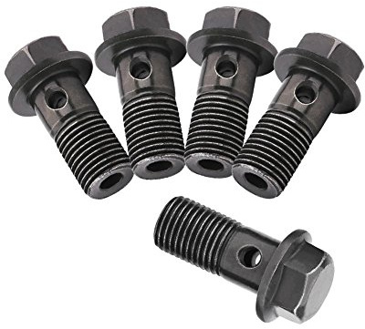 Keenso Banjobult, Motorrad Banjobult für Bremssattel Hauptzylinder und 10 Unterlegscheiben (M10 × 1, 25 mm