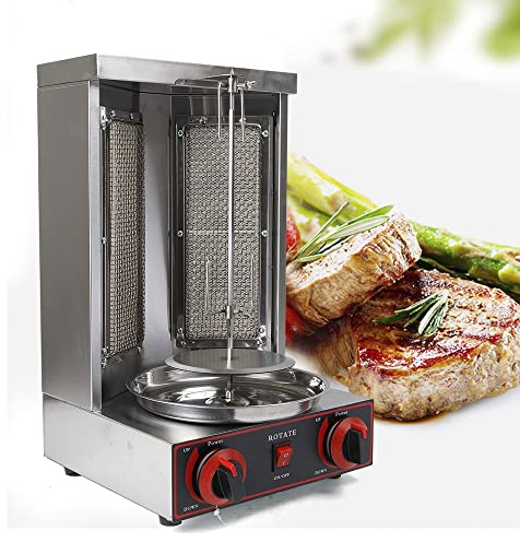 Dönergrill per dönergrill a gas per la casa e il barbecue da 3000 W con regolazione della temperatura