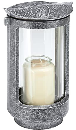 legendURN Grave lantern aluminium in several colours | Cremation Urn for Ashes
