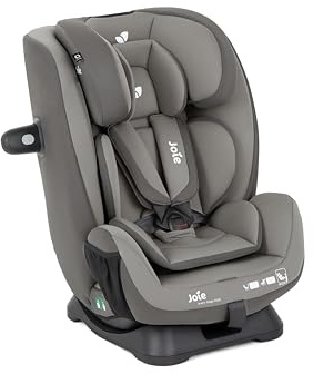 Joie Every Stage™ R129 Kindersitz, i-Size, rückwärts- & vorwärtsgerichtet, 6 Liegepositionen, einfache Gurtbefestigung – Geburt bis 12 Jahre (40–145 cm) (COBBLE STONE)