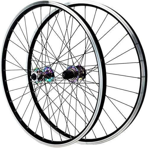 Laufradsatz 26 27,5 29 MTB-Laufradsatz, Schnellspanner-Scheiben-/V-Bremse, 32H doppelwandige Aluminiumlegierungsfelge, 7 8 9 10 11 12-Gang-Kassetten-Fahrradräder, Straßenrad