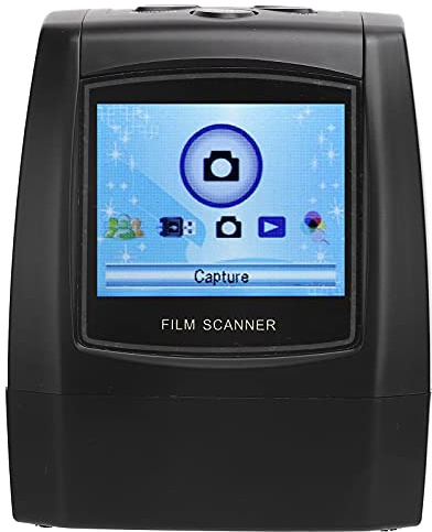 Yctze Filmdiascanner Konvertiert 35-mm-, 135-mm-, 135-mm-, 126-mm-110-Super-8-Filmnegative und Dias in JPEG. 22-MP-Filmscanner mit TFT, 2,4-Zoll-Farb-LCD, Integrierter 128-MB-Speicher