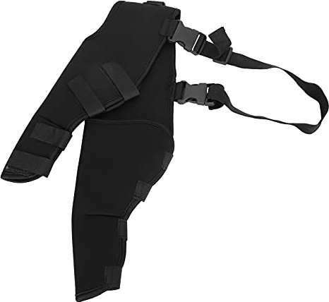 Akozon Pet Dog Knee de Rodilla para Recuperación de Patas Traseras, Soporte de Vendaje de Cadera para Artritis de la Pierna Derecha, Adecuado para Perros Pequeños como Yorkshire Terrier (Polainas