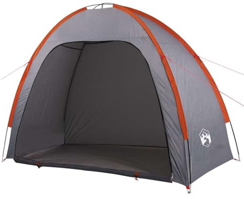 Tente de rangement gris et orange imperméable