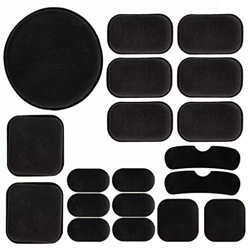 Set di cuscinetti per casco da softair, 19 pezzi, accessori di ricambio per casco tattico, Soft Eva Foam Padding Insert Motorcycle Padding Kits Bicycle Bike Mats for Cosplay Costume Fast Mich CSACH
