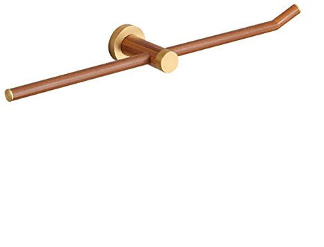 Generisch Handtuchhalter Handtuchhalter Handtuchhalter Handtuchstange für Badezimmer Doppelter Handtuchhalter für Badezimmer An der Wand montierter Handtuchhalter aus Holz für Badezimmer Handtuch