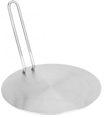 Piastra Adattatore per Induzione Adattatore convertitore for piastra a induzione con diffusore di calore in acciaio inossidabile, piastra for fornello elettrico a gas, pentola da 20 cm, elettrodomesti