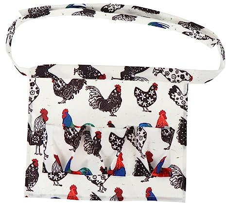 LABRIMP Eier-sammel-schürze Mit Taschen Praktisches Zubehör Für Küche Zuhause Bauernhof Zum Sammeln Von Hühnereiern Gänseeiern Und Mehr Sorgt Für Freie Hände Und Sicheren Transport
