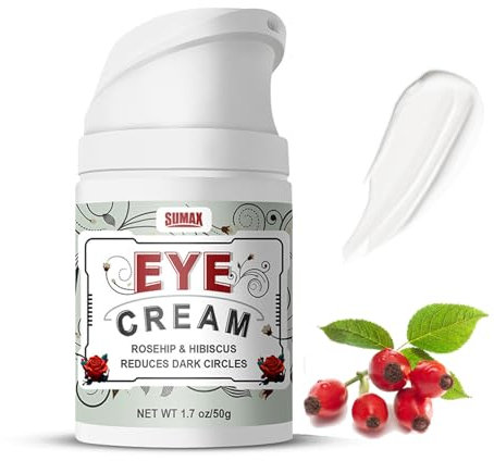 Eye Cream for Dark Circles and Puffiness, Wrinkles and Bags, Anti Aging Eye Cream helps Improve Dryness; for Sensitive Skin - 1.7 OZ