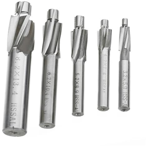 1 Pz HSS Svasato Fresa M3-M8 Pilota Sbozzare Strumenti Svasatore Fresa Svasata Trapano Piatto Svasato Punta Da Trapano(M6)