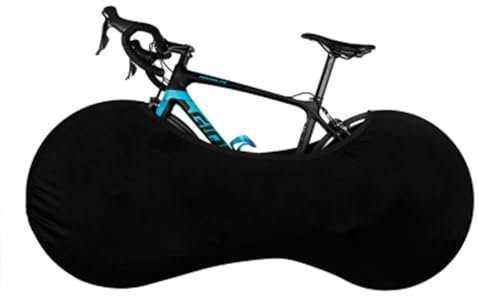 Oxxggkao Housse de protection pour vélo d'intérieur et d'extérieur - Sac de rangement extensible - Housses de cadre de roue anti-poussière - Accessoires de cyclisme
