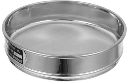 Warmhm Stainless Steel Flour Sieve Mesh Sifter for Baking Lab Use for Soil Screening and Panning