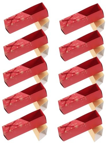 TOKIDNY 10stücke Dekorative Rechteckige Schachteln Für Hochzeitsgeschenke Verpackungsset Für Schokolade Und Süßigkeiten Für Besondere Anlässe Und Feiern