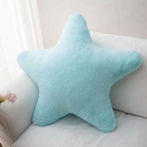 Celuicion Cojín infantil con forma de estrella, 40 cm, suave, mullido, en forma de estrella, cojín decorativo para habitación de los niños, dormitorio
