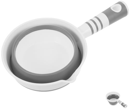UTHCLO Louche Pliable En Plastique Robuste Trou Suspendre, Fonction Panier à Légumes, Pliage Simple, Rangement Mural Optimisé, Adaptée à Toutes Cuisines Compactes
