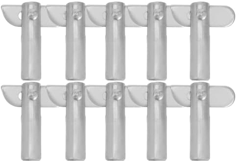 UKCOCO 10 Pezzi Perni di Bloccaggio Zincati per Ponteggi da Accessori per Corrimano Smontabile Montaggio Facile e Sicuro per Impalcature Portal