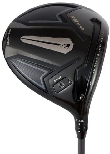 Benross RS MAX Golf Driver – High‑MOI Design, Carbon Crown, FFT Face & Tungsten Weighting for Forgiving Distance