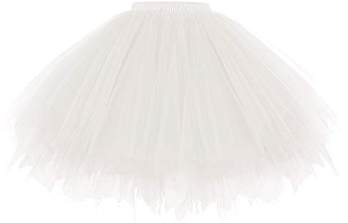 Gardenwed Tutu-Rock für Damen, Halloween, Vintage, Tüll, Ballett, Bubble Tanz-Party, Kostüm für Erwachsene, Groß
