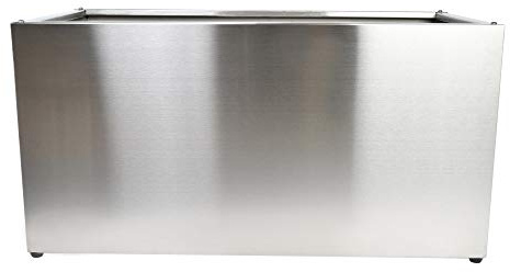 Köhko® Designer Hochbeet Rahmen aus Edelstahl als Bausatz TROG 80x40x40 cm