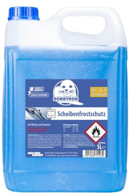 RobbyRob Frostschutz Klarblick bis -30°C, 20 l 3023000000 (Scheibenfrostschutz Scheibenreiniger Frotzschutzmittel Scheibenreiniger/Scheibenfrostschutz Ganzjahres-Scheibenklar)