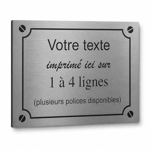 Mygoodprice - Placa decorativa de aluminio para interior y exterior, 40 x 30 cm