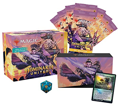 Magic: The Gathering Dominarias Bund Bundle, 8 Set-Booster & Zubehör (Englische Version)