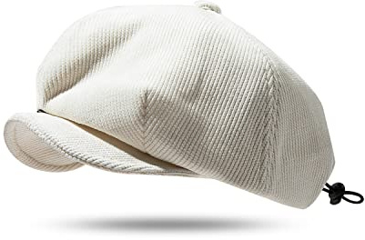 CLAPE Schiebermütze für Herren Damen Baskenmütze Baumwolle Newsboy Cap | Verstellbar,Weich,Vintage Gatsby Mütze,Schirmmütze für Alltag,Freizeit,Reisen,Outdoor
