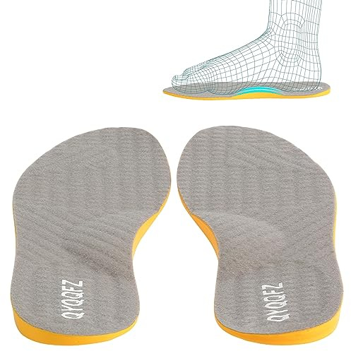 Orthopedic Insoles Supination Corrective Shoe Inserts for Corrective Supination, O/X Type Leg Corrective Arch Support Insert(Size:10.8in)